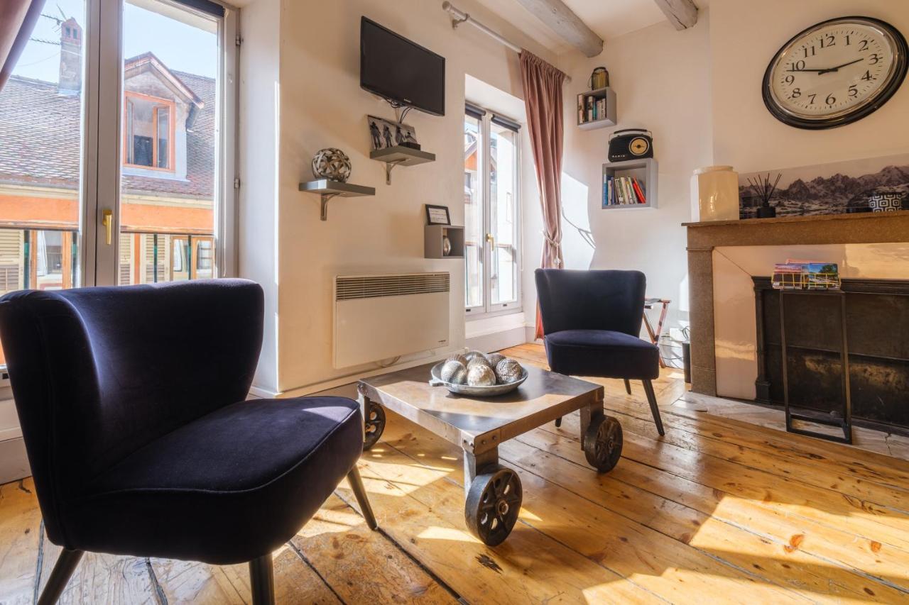 Au Grey D'Annecy, Studio Cosy Au Coeur De La Ville Eksteriør bilde